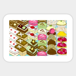 Cakes Cakes Cakes! Sticker